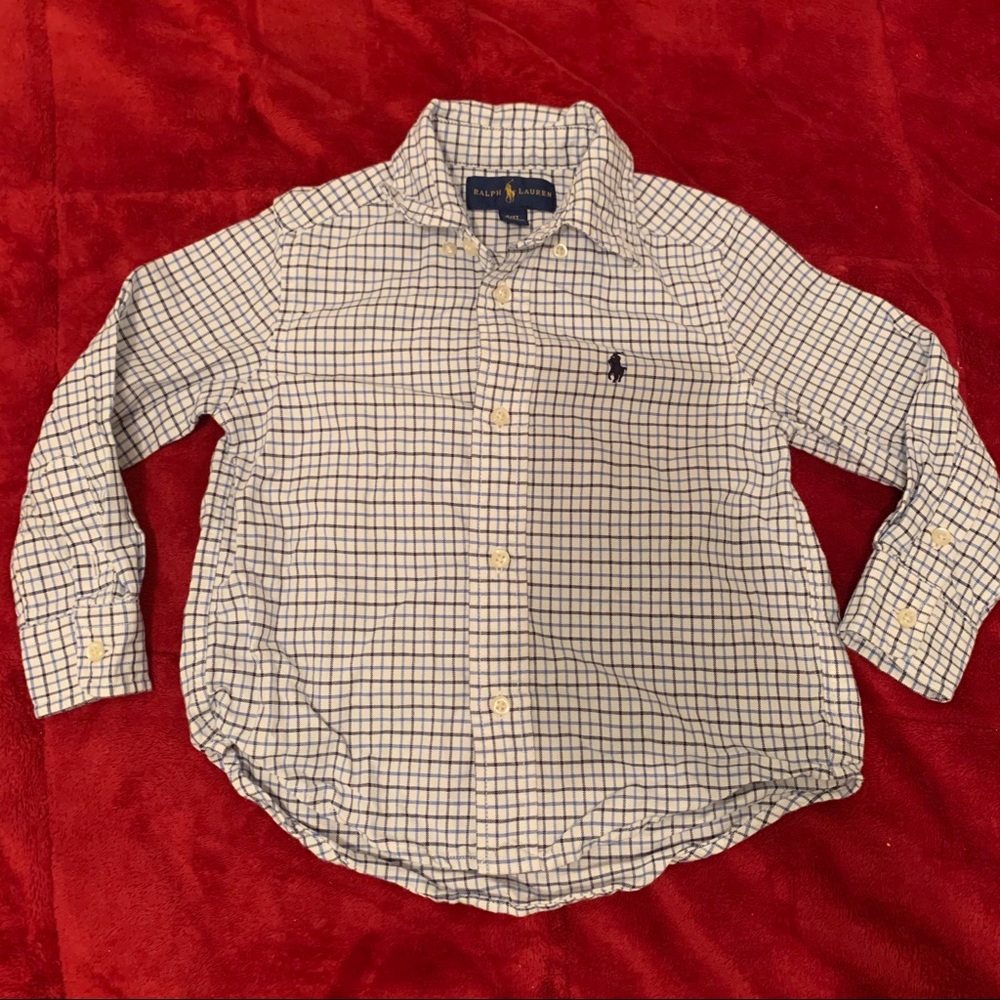 Ralph Lauren Long-Sleeve Plaid Shirt TD